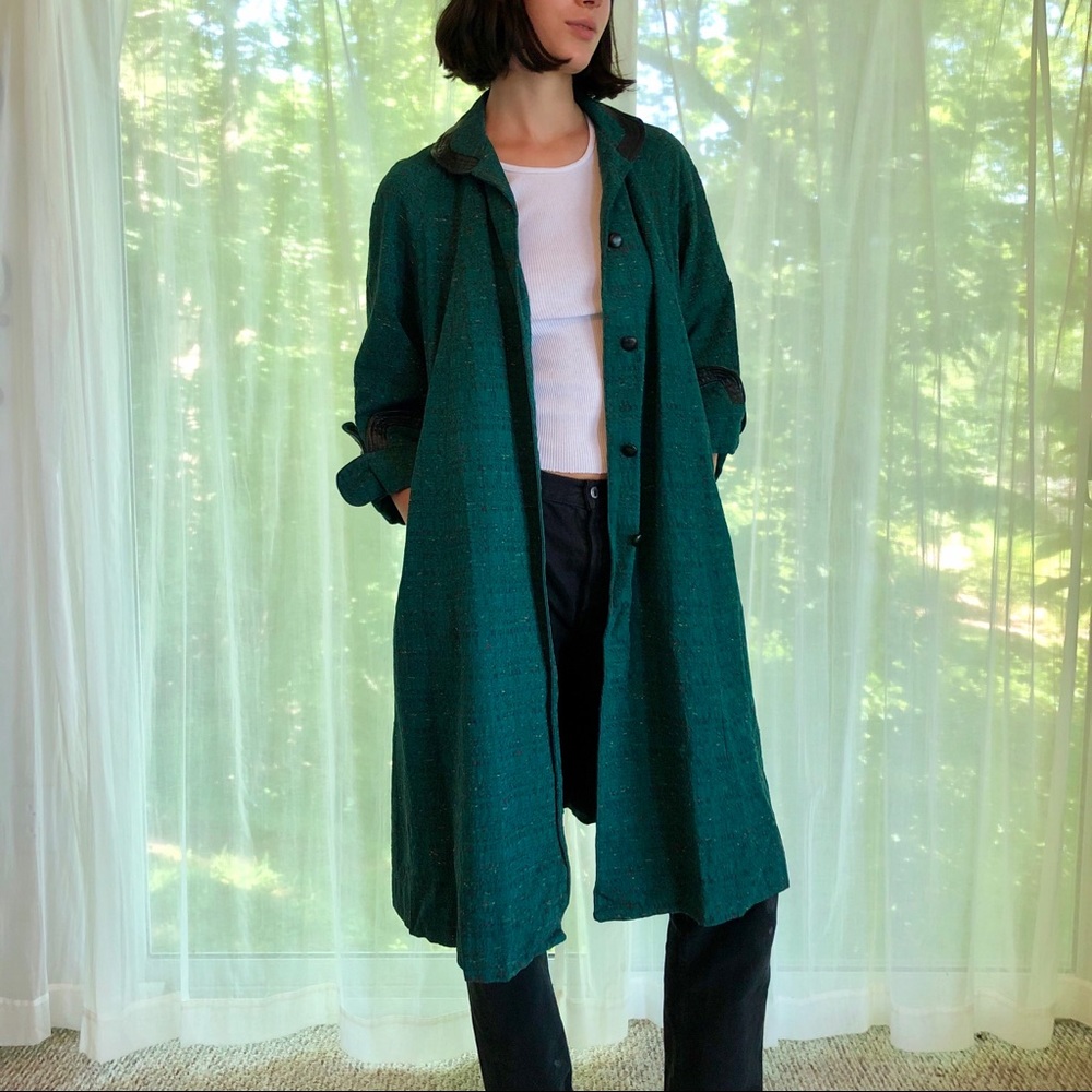 Textured Swing Coat